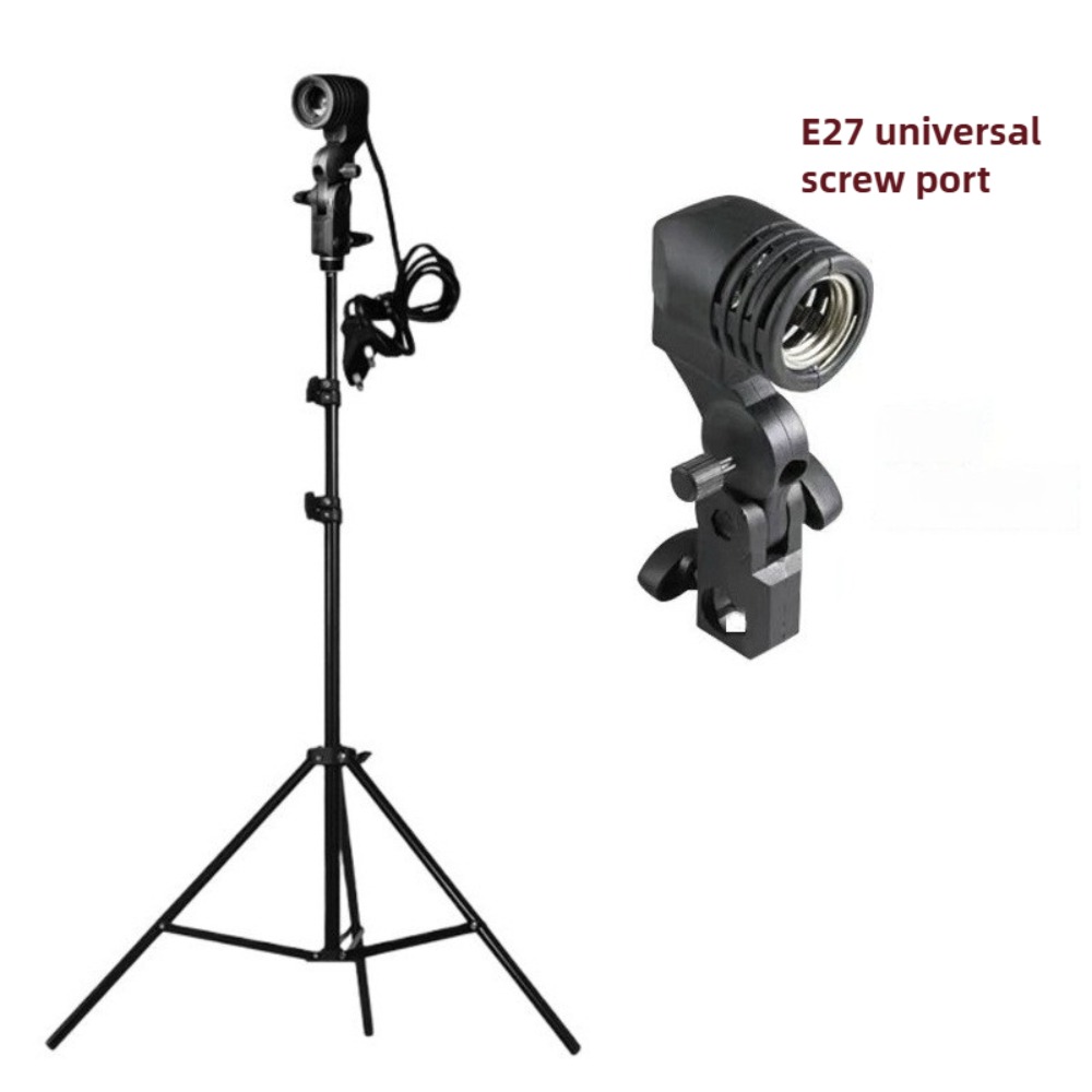 Photography Lighting For Studio - Support d'ampoule 2M, douille AC E27