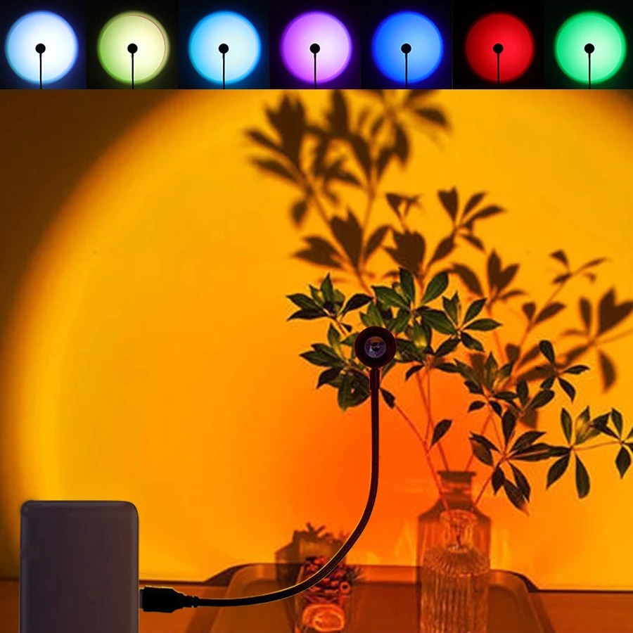 Photography Lighting Setup - MeeToo USB coucher de soleil humeur