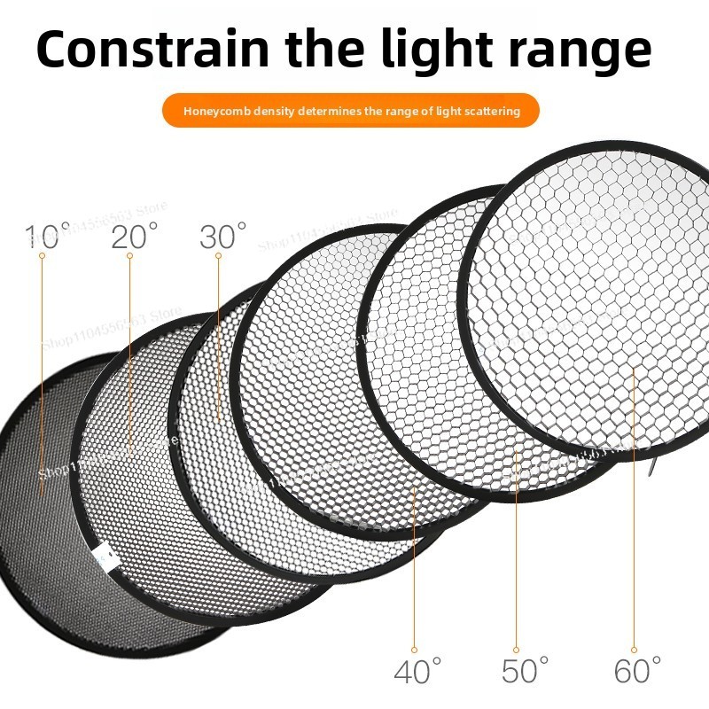 Photography Lighting Modifiers - Grille en nid d'abeille standard -
