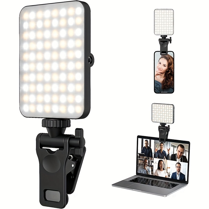 Photography Lighting Accessories - Lumière LED magnétique Rechargeable pour Selfie,