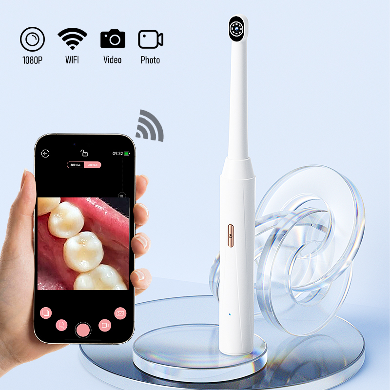 Photography Lighting Devices - Caméra orale sans fil pour iPhone/Android,