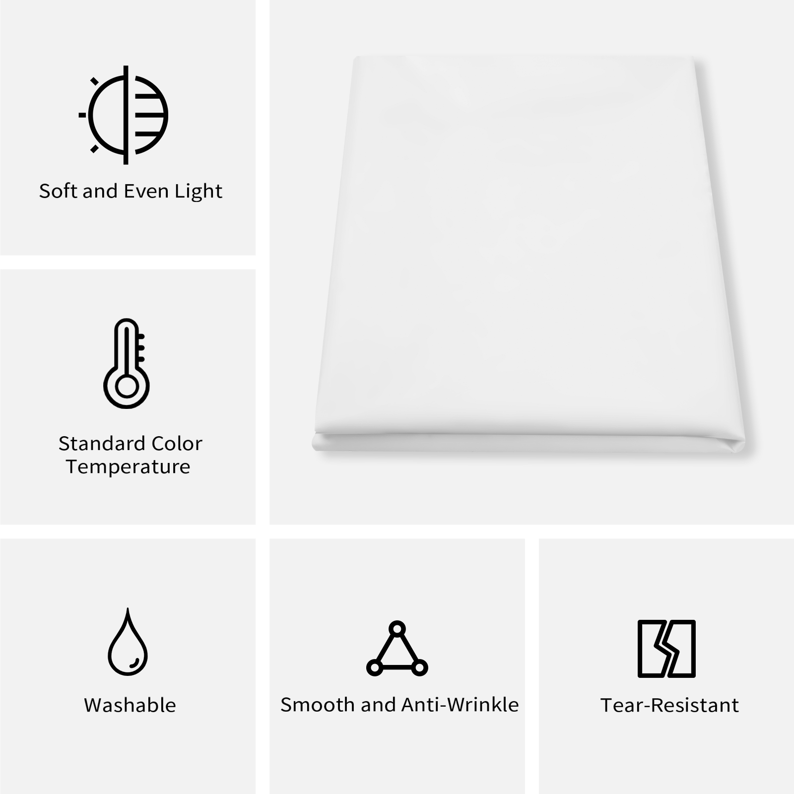 Tissu de Diffusion blanc soie  - Photography Lighting Modifiers avis et prix
