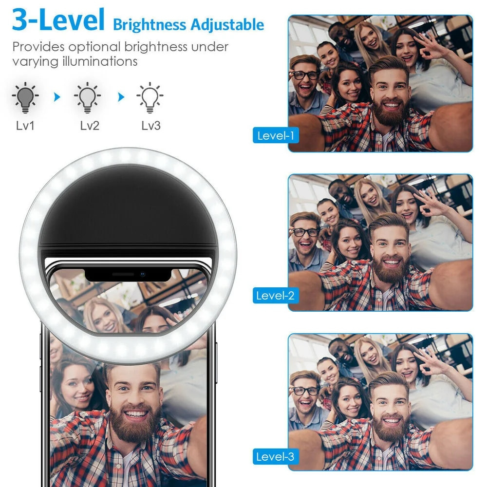 Lampe LED pour selfie, lumière - Photography Lighting Accessories avis et prix