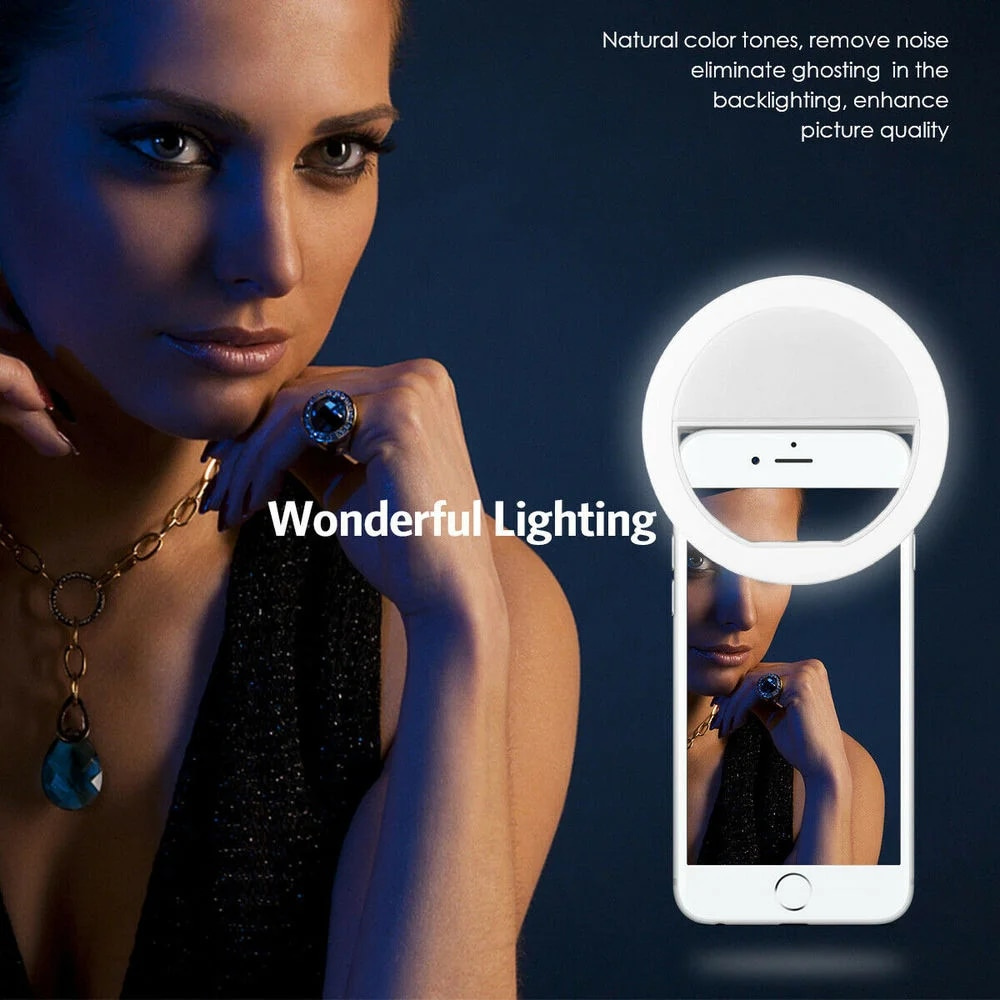 Lampe LED pour selfie, lumière - Photography Lighting Accessories avis et prix
