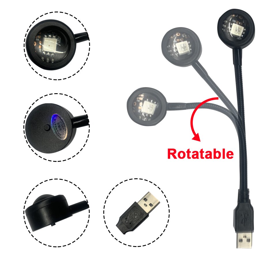 Lampe USB à dégradé de couleur - Photography Lighting Setup avis et prix