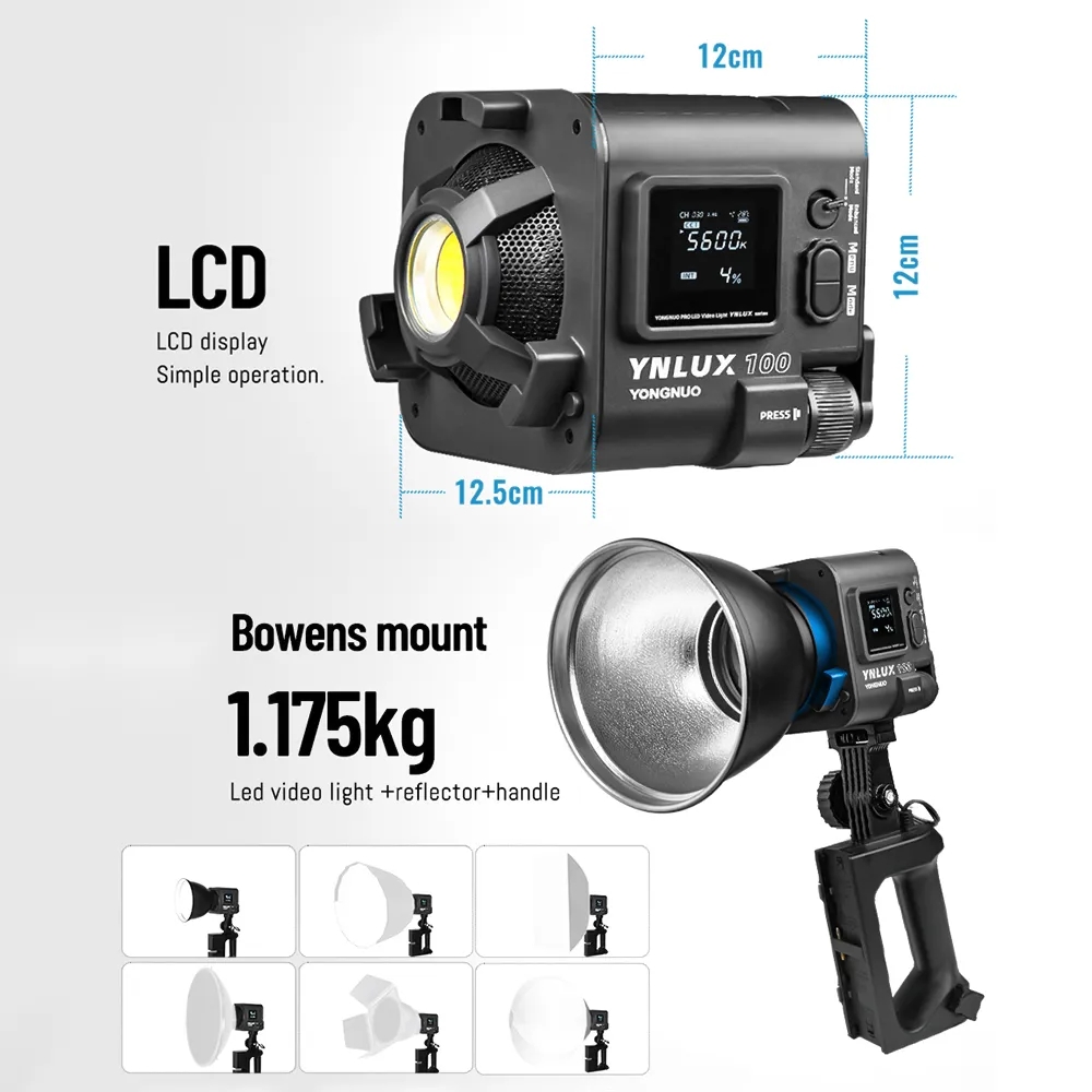 YONGNUO YNLUX100 100W 3200K-56 - Photography Lighting For Studio avis et prix