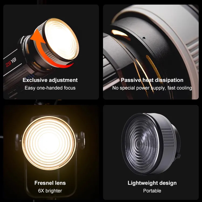 Adaptateur de lentille Fresnel - Photography Lighting Product avis et prix