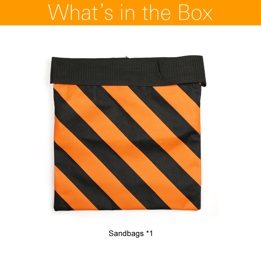 Sac de Sable Orange RapDuty po - Light Stand Sandbag avis et prix